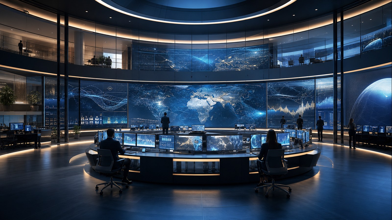 Conceptual next-generation command and control room